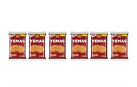 Pack of 6 POZUELO YEMAS Cookies, Guava Jelly