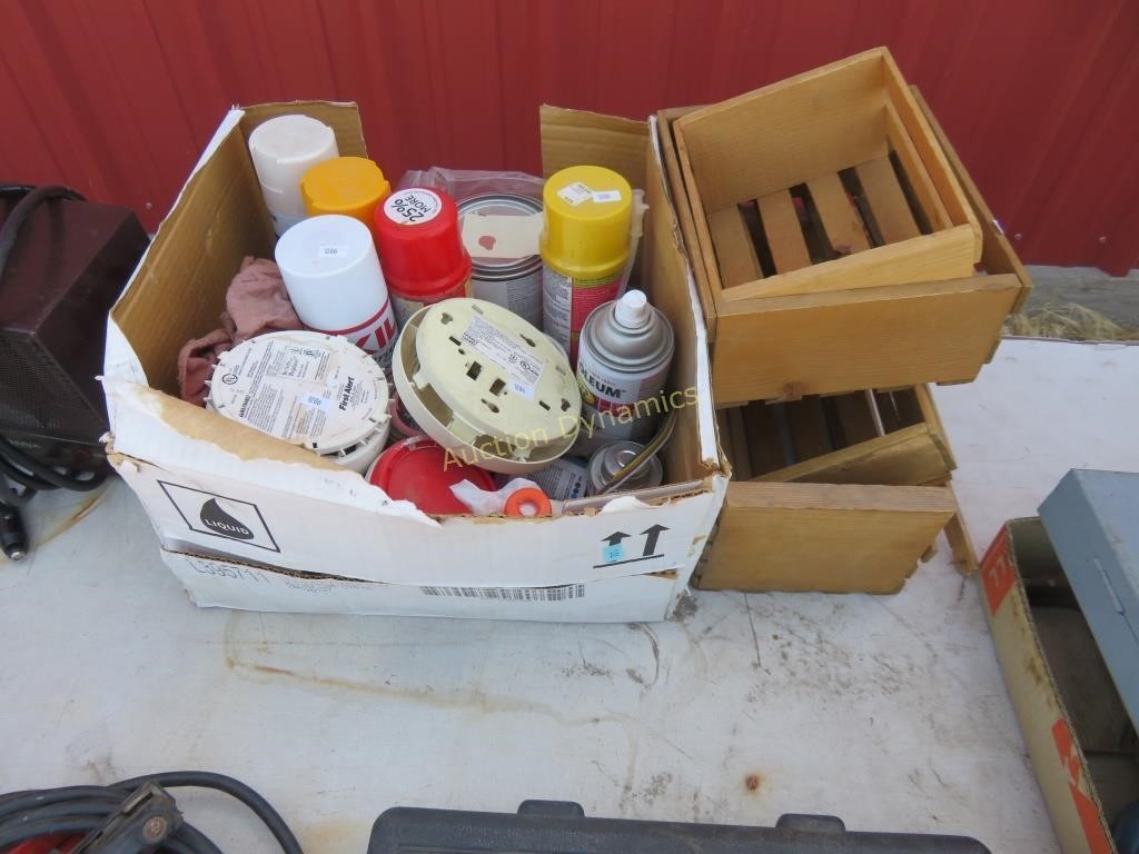 Box Lot:   Paint, Foam, Etc.