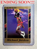 MICHAEL JORDAN 1990-91 SLAM DUNK PROMO CARD