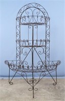 Wrought Wire Flower Etagere