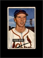 1951 Bowman #228 Cloyd Boyer P/F to GD+