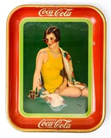 1929 ‘Girl in Yellow Suit’ Coca Cola Tray