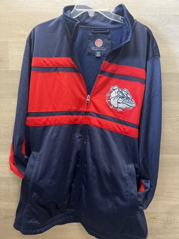 Gonzaga Bulldogs SzXL Zippered Sport Jacket