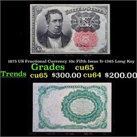 1875 US Fractional Currency 10c Fifth Issue fr-126