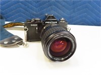 PENTAX "MX" vtg Camera + Lens/Strap
