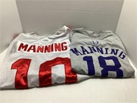 Eli Manning Jersey and Payton Manning Shirt