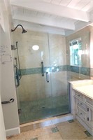 Shower Enclosure With Controls