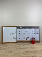 Whiteboard and whiteboard calendar
