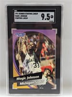 1991 Starting Lineup Magic Johnson SGC 9.5 MT+