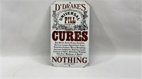 Vintage Porcelain Sign by Dodo Designs "Dr D