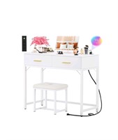 Cyclysio Vanity Desk with Charging