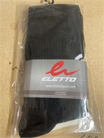 Eletto Main Sock. Black & white. Size 10-13.