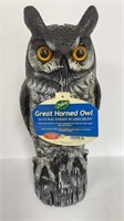 New Dalen great horned owl scarecrow