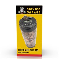 $10  DIRTY DOG Digital Auto Coin Jar