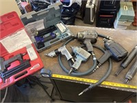 Large Air tool lot- 3/4 impact, new nailer