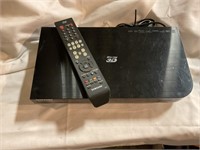 Samsung Blu-ray 3-D player with remote