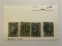 LOT OF R217 REVENUE STAMPS