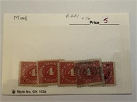R231 LOT OF REVENUE DOCUMENTARY STAMPS