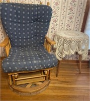Rocking chair and table