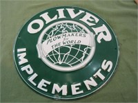 Round Sign Oliver Implements