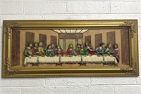 The Last Supper Framed Relief Picture