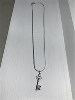 Necklace 18 " Italy 925 Silver with Sterling