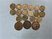 First half 20th century coins from France