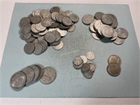 Coins from France, most WW II and post war