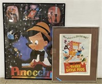 (R) Walt Disney Pinocchio and The Three Little