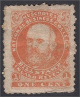 Canada Revenue Stamp Musgrove's National Business