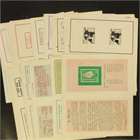 Peru Stamps Ephemera group of a few dozen postal i