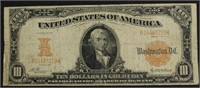 1922 10 $ GOLD CERTIFICATE VF