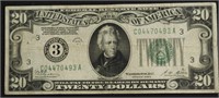1928 REDEMABLE IN GOLD 20 $ FEDERAL RESERVE NOTE V