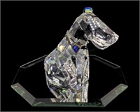 Swarovski Crystal Terrier Dog Figurine