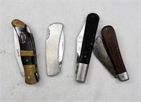 (4) Vintage Folding Pocket Knives