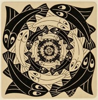 MC. Escher Dutch Signed Lithograph 93/120