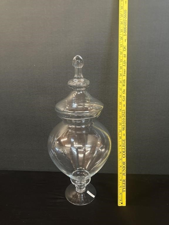 Vintage Apothecary Jar 21" Tall