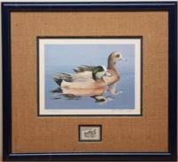 William C. Morris, Wigeon Duck Stamp & Print 1984
