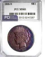 1926-S Peace PCI MS-65 Outstanding Color