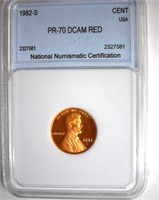1982-S Cent NNC PR-70 DCAM RD LISTS FOR $2450