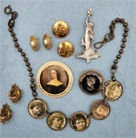 Victorian Revival Jewelry Grouping