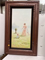 Framed Signed Painting - Marie Charlot