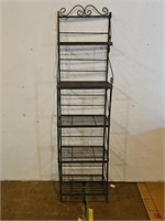 Metal baker's rack 69"x18"x12"