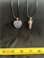 (2) 9 inch necklaces