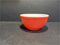 Pyrex small red Ceramic Mixing Bowl