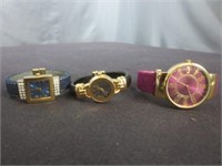 (3) Joan Rivers Watches - Like New , Working