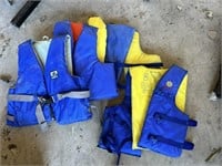 Life Jackets Lot of Four
