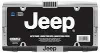 Jeep Designer Tag Frames Auto Frame Silver