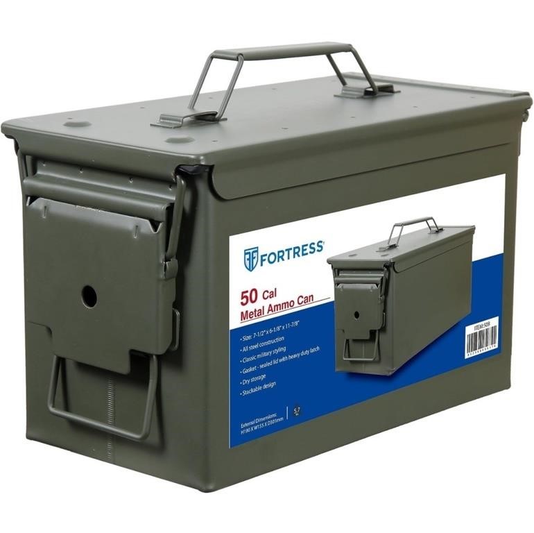(new)Metal Ammo Can 50 Cal, Lockable Ammo Storage