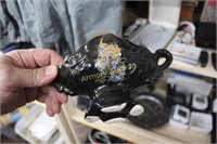 PEACOCK DECORATED PORCELAIN BOWL